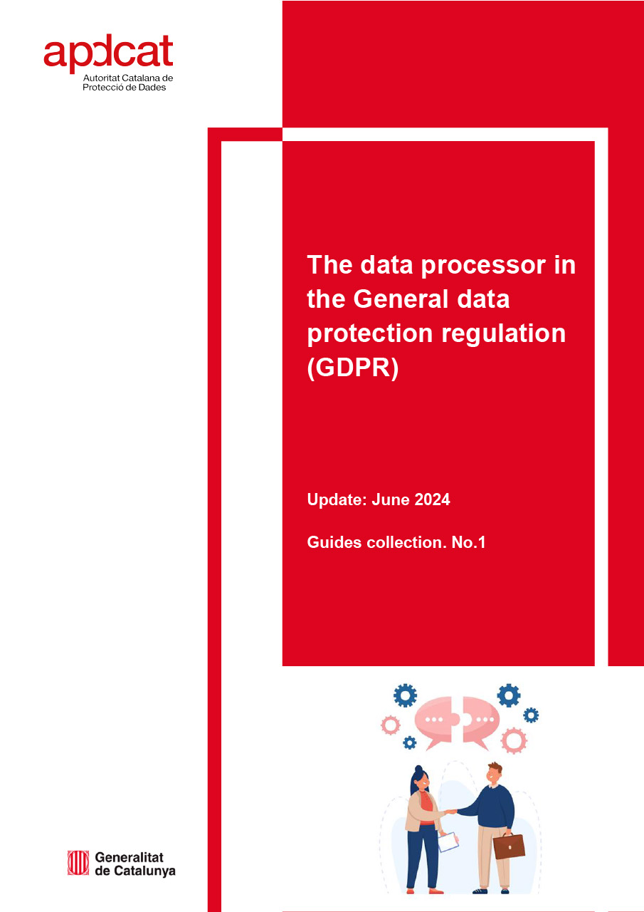 The data processor in the General data protection regulation (GDPR)